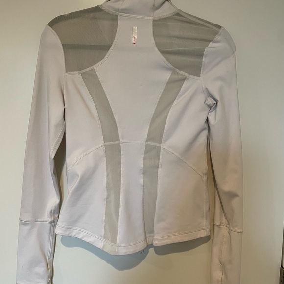 Never worn White Zella Zipup - Picture 3 of 4